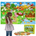thumbnail image 1 of Set de guion gráfico de fieltro Dr. Rapeti Farm Animals, 41 piezas, para niños, 1 of 6