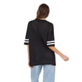 thumbnail image 4 of Forever 21 Women's Mesh Oversized Football Tee with Screened Detail, Sizes XS-XL, 4 of 5