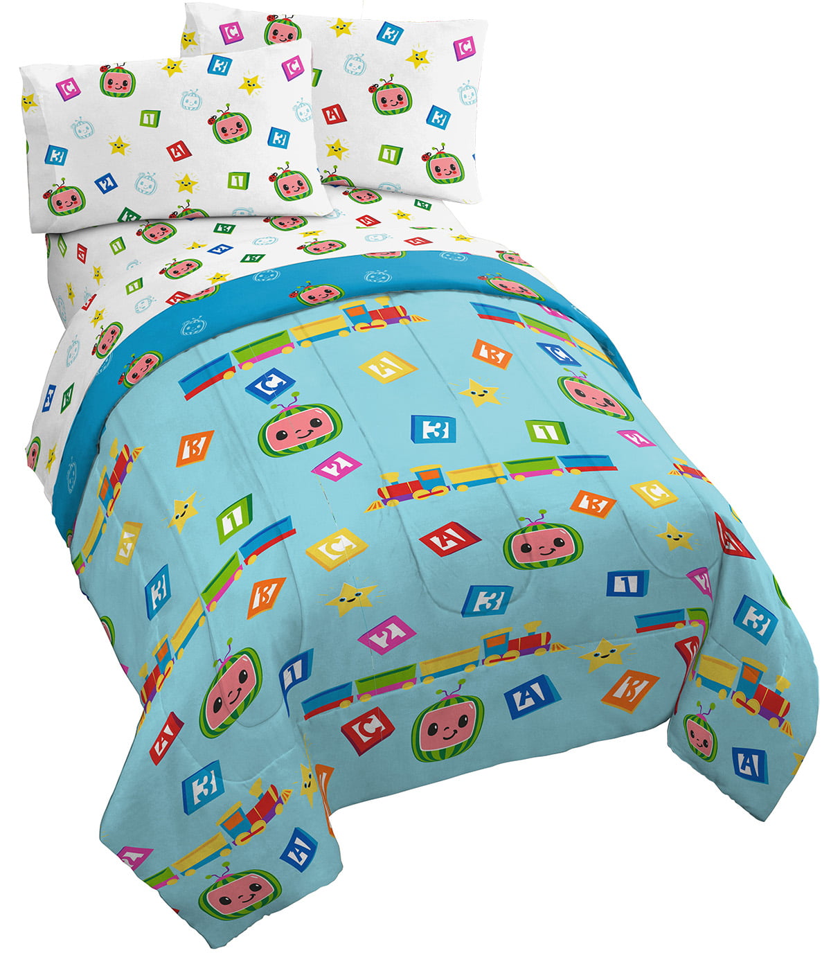 L.O.L. Surprise! Kids Twin Bed in a Bag, Comforter Sheet Set and 