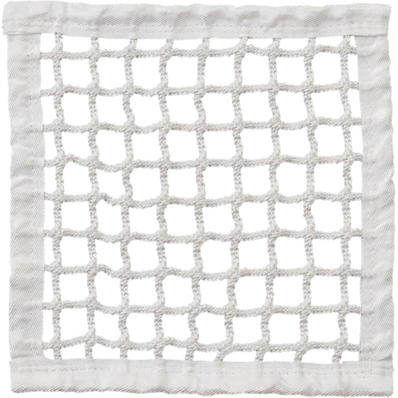 Champion Sports Lacrosse Goal Nets: 8mm Official Size White Nylon Net Replacement - 2 Pack