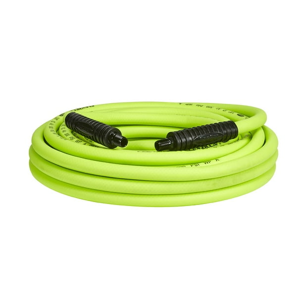 Flexzilla® Air Hose, 3/8" x 35', 1/4" MNPT Fittings, Flexible Hybrid