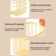 thumbnail image 5 of Bewildely Estante de papel sin perforaciones, cesta de almacenamiento hueca para cocina, caja decorativa, soporte adhesivo, champú para baño, Almacenamiento y organización del hogar Verde, 5 of 6