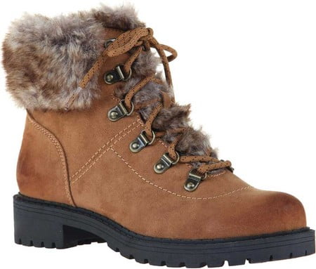 find women's faux fur lined hiker boots