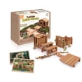 thumbnail image 2 of Guidecraft Tabletop Notch Blocks - Western 85 pc. Set, 2 of 7