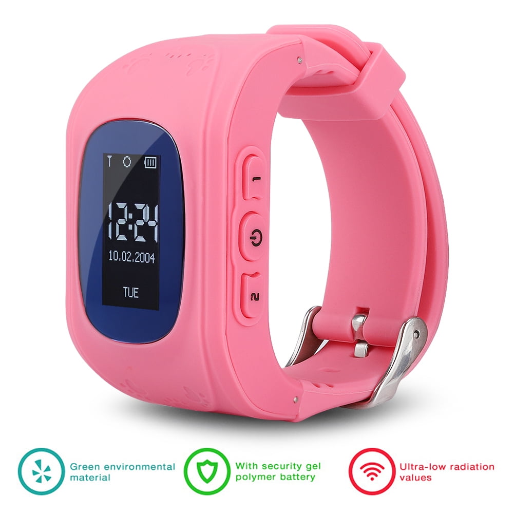 Smart watch rubber band for android ios pink q50 Clearance