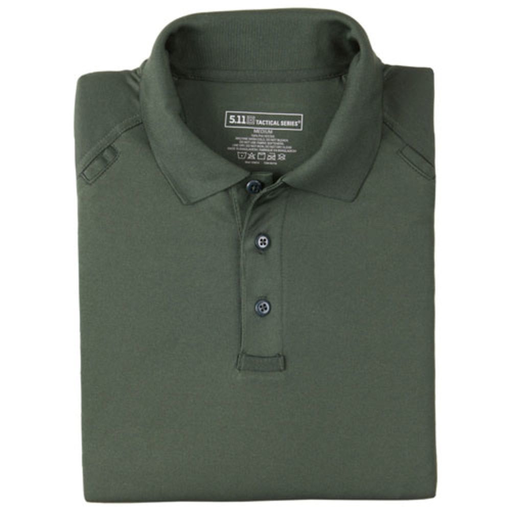 5.11 Tactical - Performance Long Sleeve Polo Shirt, LE Green - Walmart ...
