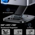 Projector Keystone Google TV Smart Projector 4K, 2500 ANSI Projector With WiFi and ...