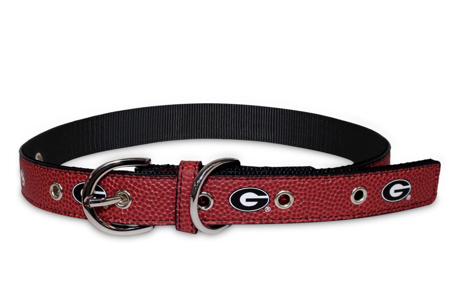 georgia bulldogs leather dog collar