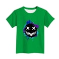 thumbnail image 5 of hengsof T-Shirt Graphique à Manches Courtes pour Enfants Unisexe, Motif Imprimé Mignon, Col Rond Décontracté, T-Shirt d'Été Léger pour Jouer, Haut pour 1-13 Ans, 5 of 5