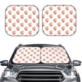 thumbnail image 2 of Balery 2 Piece Orange Fox Car Windshield Sun Shade|Foldable Front Windshield Shade for Car Front Window for Most Sedans SUV Truck-Medium, 2 of 7