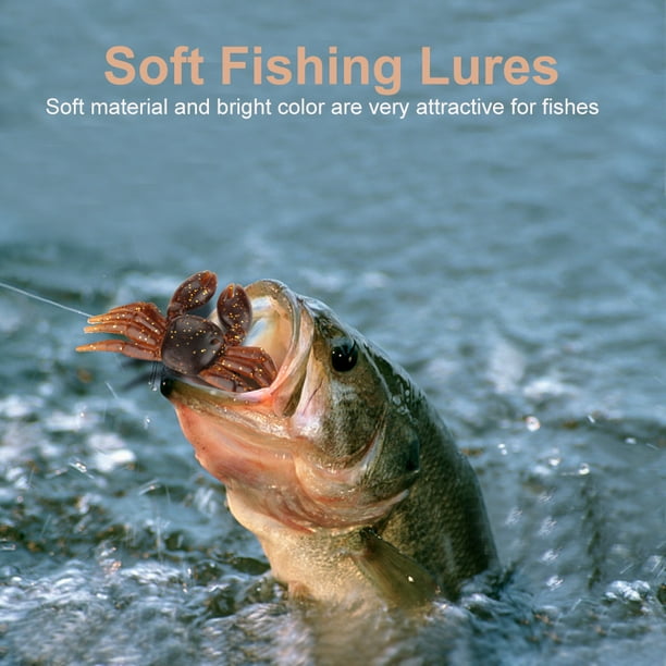 Lifelike Fishing Baits,5Pcs/Lot PVC Soft Lifelike Soft Fishing Baits  Fishing Lures Impressive Results 