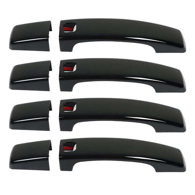 Embellecedor de manija de puerta de coche, color negro brillante, de repuesto para Land Rover Discovery 4/LR4 2010-2016