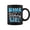 Black, variant on Mama Of The Birthday Girl Family Snowflakes Winter Party Coffee Mugs