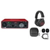 Focusrite SCARLETT SOLO 3rd Gen 192kHz USB Audio Interface and PRO-M50 SR Headphones