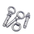 thumbnail image 4 of Concrete Bolts Wall Anchor Caverty 304 Stainless Steel M6 M8 M10 M12 Lifting Ring Expansion Hook Screw Water Heater Expansion Bolt Swing Hook Hook (Color : M10x100(5 Pcs)), 4 of 5