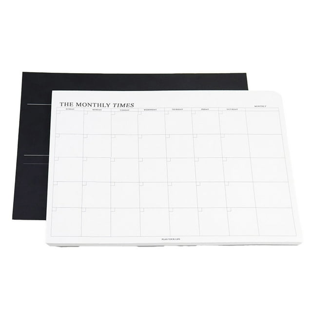 Weekly Plan Management Book, Undated Self-Fill Simplified Planning Large Notebook with Easy Tear Pages