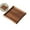 Brown-11.02"x11.02", variant on WNFJR Solid Wood Serving Trays - 11.02"x11.02" Rectangular Wooden Platters for Food, Charcuterie Boards, Cheese, and Appetizers - Perfect for Home Decor, Parties