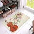 thumbnail image 3 of MKHERT Funny A Cello Instrument with Colorful Music Notes Doormat Rug Home Decor Floor Mat Bath Mat 30x18 inch, 3 of 3