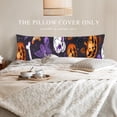 thumbnail image 3 of Halloween Fall Ghost Pumpkins (6) Body Pillow Cover Long Pillow Case Protector Decorative Bedding Soft Large Pillow Cases Covers for Bedroom,Couch,Sofa,20x54inch, 3 of 5