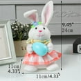 thumbnail image 7 of TETOU 2pcs Easter Lighting Bunny Rabbit Egg Carrot Plush Dolls Spring LED Bunny Kids Gifts Home Decor, 7 of 7