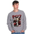 thumbnail image 3 of Retro Kanji Street Fighter Ryu Men's Crewneck Sweatshirt Brisco Brands L, 3 of 6