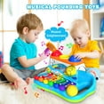 thumbnail image 3 of Yerloa Baby Musical Toys for 1 Year Old Boys Girls, Xylophone for Toddlers 1-3 Music Instrument Learning Toys Montessori Baby Toys for 12-24 Months, 1st Birthday Gift Infant Baby Toys 6 9 12 18 Month, 3 of 9