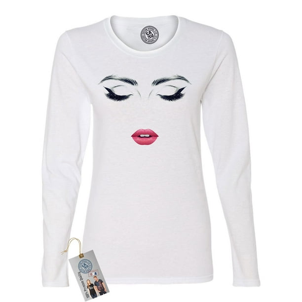 Custom Apparel R Us Womens Long Sleeve Beautiful Face Walmart Com Walmart Com Custom Apparel R Us Womens Long Sleeve Beautiful Face Walmart Com Walmart Com