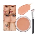 thumbnail image 1 of 1pcs Full-Coverage Concealer Set — Brightening & Color-Correcting (Specially Designed for Dark Circles), Includes Waterproof Foundation and Face Makeup Brush Set, Under-Eye Flaw Corrector., 1 of 5