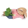 thumbnail image 4 of Dekaim-Estatua De Conejo Bonita, Figura De Conejo De Resina Pintada A Mano, Innovadora, Vintage, para Decoración del Hogar Y Jardín Al Aire Libre, 4 of 14