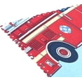 thumbnail image 5 of Ryvnso Placemats Set of 4 Cartoon Fire Trucks Dining Mats Heat-Resistant Non-Slip Washable Table Mat, 5 of 8