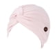 thumbnail image 1 of Minnieouse Paquete de 4 diademas de moda cómodas con botones, diademas elásticas de estilo musulmán de una sola capa para mujer Accesorio para el cabello Rosa claro Minnieouse AP008790-10B, 1 of 6