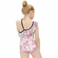 thumbnail image 2 of Kuromi And My Melody Girls One Piece Swimsuits Hawaiian Ruffle Swimwear Beach Bathing Suit Outfits, 2 of 7