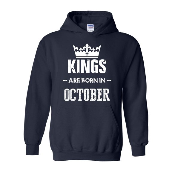 Artix - Mens Sweatshirts and Hoodies - Birthday Gift Kings Are Born In October