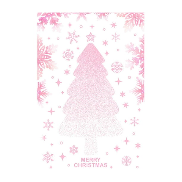 Sticker de Ventana con de Navidad de PVC Decoración Creativa Adhesiva para Cristales Fácil de Aplicar Reposicionable Adecuado para Decoración