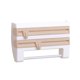 thumbnail image 1 of Advancent Dispensador de film transparente Montado en la pared Soporte para toallas de papel de papel de aluminio Envoltura de plástico Conservante Mostrada Caqui Advancent HA061169-01B, 1 of 6