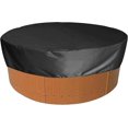 thumbnail image 1 of Round Swimming Pool Cover Round Spa Cover Waterproof Dustproof Tarpaulin Protective Cover Suitable for All Types of Round Swimming Pools 190cm*90cm, 1 of 5