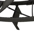 thumbnail image 3 of Noble House Salem Outdoor Gray Wicker Chaise Lounge Chair, 3 of 13
