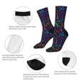 thumbnail image 3 of KLL Chemistry Science Print Cool Socks Men's Women's Crew Socks Funny Crazy Novelty Stockings, 3 of 6