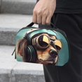 thumbnail image 2 of Dog Digital Pouch Organizer for Chargers, Hard Drives, and Cords - Waterproof Oxford Cloth Material, 5.9x9.44x3.14 Inches, 2 of 6