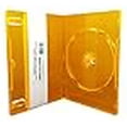 thumbnail image 3 of CheckOutStore (50) Premium Standard Single 1-Disc DVD Cases 14mm (Clear Orange), 3 of 4