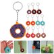 thumbnail image 5 of 18 Uds llavero colgantes Donut Charm llavero Donut colgante colgante para bolsos, 5 of 5