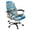 Turtle and Starfish Pattern, variant on POLERO Butterflies Cherry Blossoms Office Swivel Chair Cover, Breathable Office Chair Cover Stretchy All-in-One Computer Chair Slipcovers for Living Room