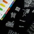 thumbnail image 4 of 4 Pieces/Set Scrapbooking Reusable Embossing Stencil Home Photo Album Portable Handicraft Transparent DIY Template Embossed Stamp Accessories, 4 of 9