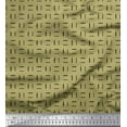 thumbnail image 1 of Soimoi Viscose Chiffon Fabric Geometric Small Print Fabric by The Yard 42 Inch Wide, 1 of 3