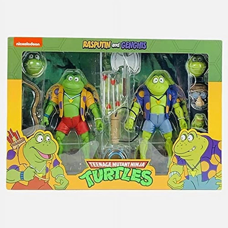 Teenage Mutant Ninja Turtles Genghis & Rasputin Frog Figure Set