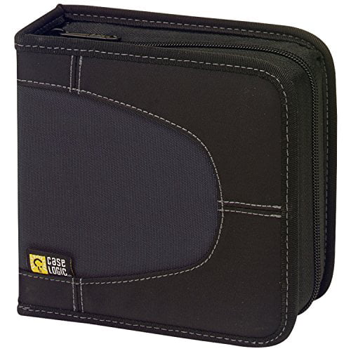 Case Logic CDW-32 32 Capacity Classic CD Wallet Black 