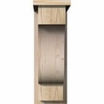 thumbnail image 2 of 7 1/2"W x 14"D x 22"H Newport Smooth Corbel w/Backplate, Douglas Fir, 2 of 9