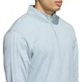 thumbnail image 4 of Adidas Sweatshirt Men's 2XL Wonder Blue Striped Long Sleeve 1/4-Zip Golf APP1193, 4 of 6