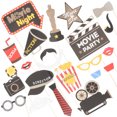 thumbnail image 2 of EeaseMX Tinksky 21pcs Movie Theme Mask Photo Props Bachelorette Party Boda Decoración Bigote Fiesta de cumpleaños Suministros, 2 of 8