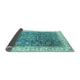 thumbnail image 2 of Ahgly Company Indoor Rectangle Oriental Light Blue Traditional Area Rugs, 6' x 9', 2 of 4